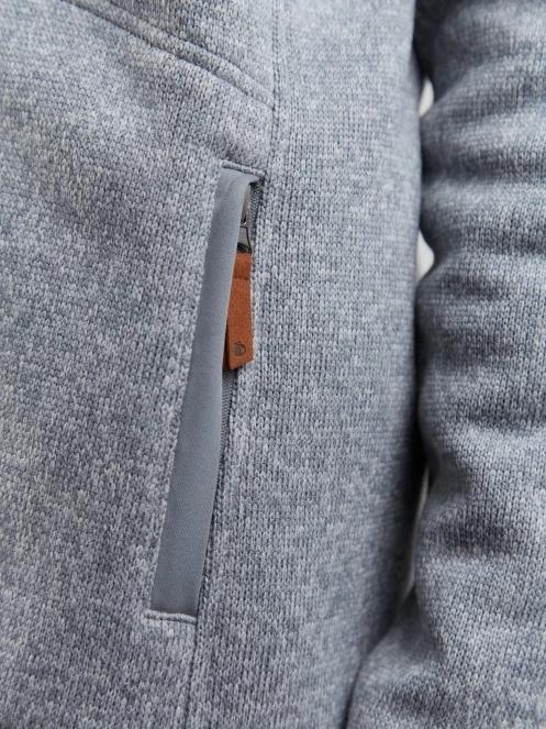 Fundango Ara Fleece Jacket damen kapuzenpullover grau 7