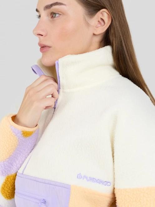 Fundango Riva Hybrid Pullover damen hybrid-midlayer weiß 7