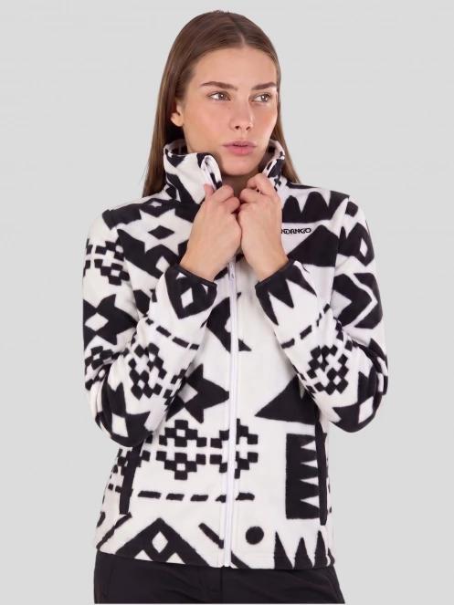 Fundango Serena Fleece Jacket damen fleecepullover weiß 2