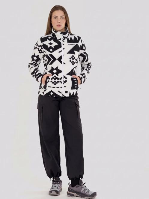 Fundango Serena Fleece Jacket damen fleecepullover weiß 4