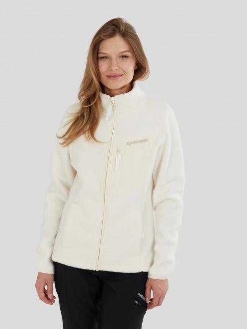Fundango Shiloh Fleece Jacket damen fleecepullover weiß 4