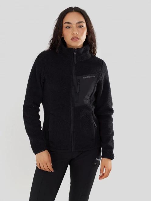 Fundango Shiloh Fleece Jacket damen fleecepullover Schwarz 2