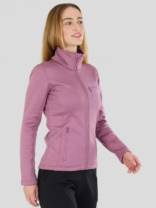 Fundango Antilles Melange Jacket damen fleecepullover rosa 6