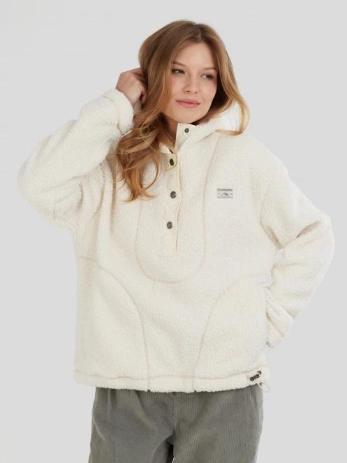 Fundango Juniper Pile Jacket damen kapuzenpullover weiß 6