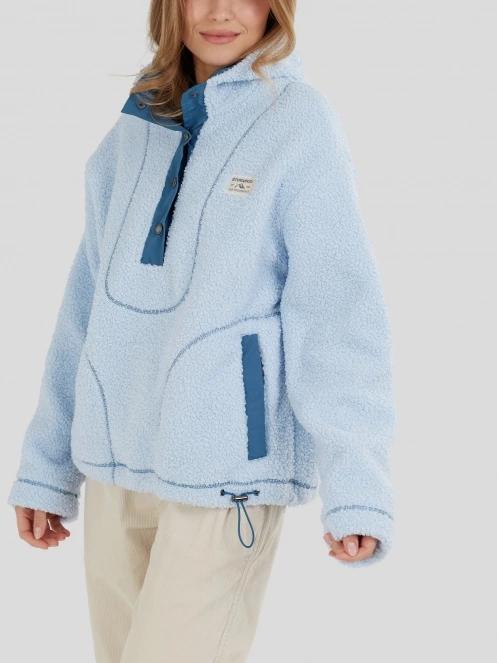 Fundango Juniper Pile Jacket damen kapuzenpullover hellblau 8