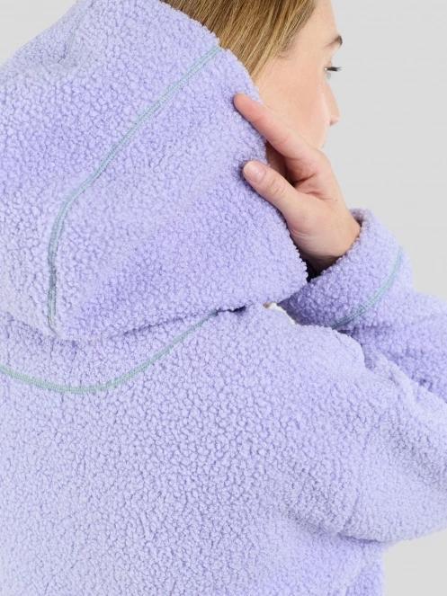 Fundango Juniper Pile Jacket damen kapuzenpullover lila 10