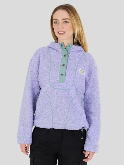 Fundango Juniper Pile Jacket damen kapuzenpullover lila 2