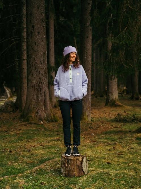 Fundango Juniper Pile Jacket damen kapuzenpullover lila 11