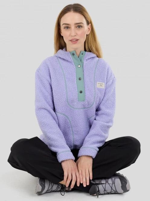Fundango Juniper Pile Jacket damen kapuzenpullover lila 5