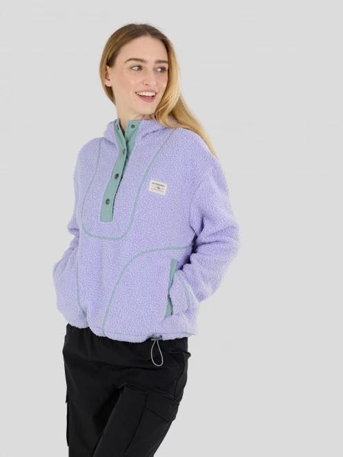 Fundango Juniper Pile Jacket damen kapuzenpullover lila 6