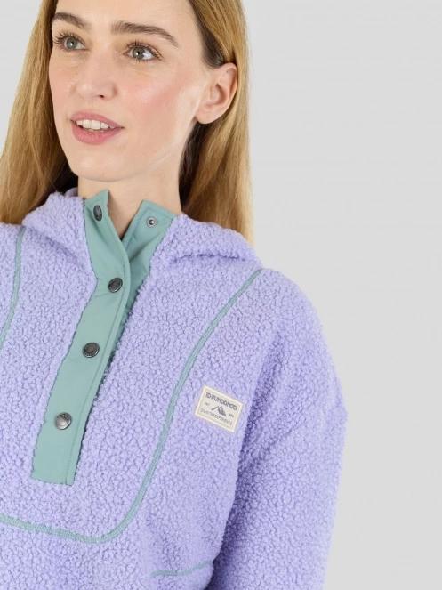 Fundango Juniper Pile Jacket damen kapuzenpullover lila 7