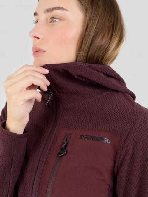 Fundango Nigata Full Zip Hoodie damen hybrid-midlayer lila 7
