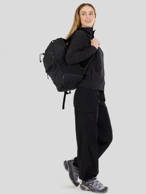 Fundango Nigata Full Zip Hoodie damen hybrid-midlayer Schwarz 5