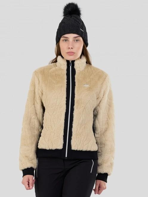 Fundango Marigold Shearling Jacket damen hybrid-midlayer sand 2