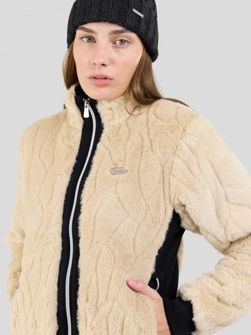 Fundango Marigold Shearling Jacket damen hybrid-midlayer sand 8