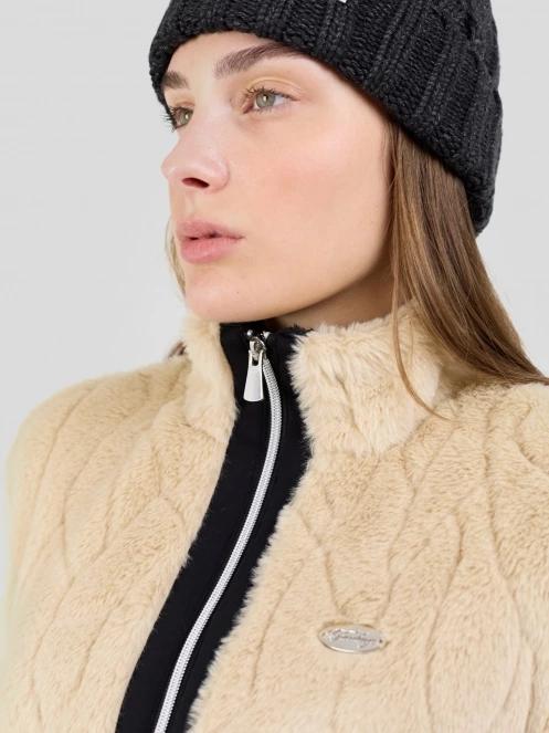 Fundango Marigold Shearling Jacket damen hybrid-midlayer sand 9