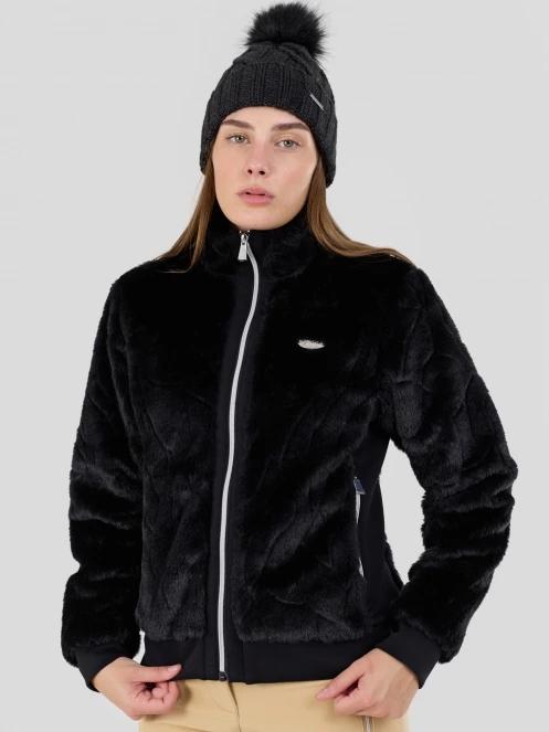 Fundango Marigold Shearling Jacket damen hybrid-midlayer Schwarz 6
