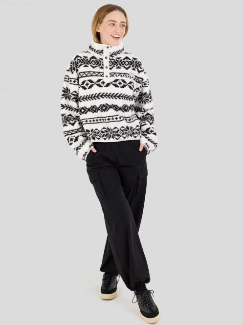Fundango Pacha Fleece Jacket damen fleecepullover weiß 4