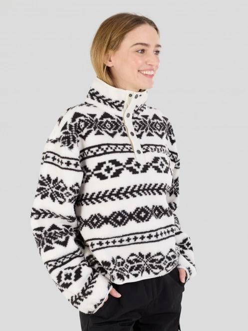 Fundango Pacha Fleece Jacket damen fleecepullover weiß 5