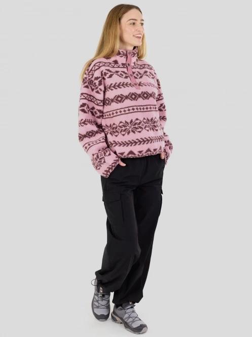 Fundango Pacha Fleece Jacket damen fleecepullover rosa 5