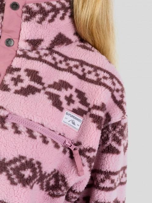 Fundango Pacha Fleece Jacket damen fleecepullover rosa 8
