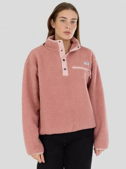 Fundango Pacha Fleece Jacket damen fleecepullover rosa 2