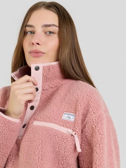 Fundango Pacha Fleece Jacket damen fleecepullover rosa 7