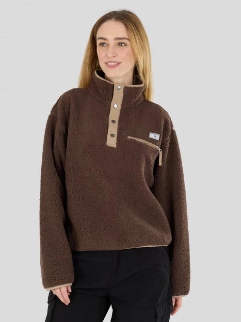 Fundango Pacha Fleece Jacket damen fleecepullover braun 2