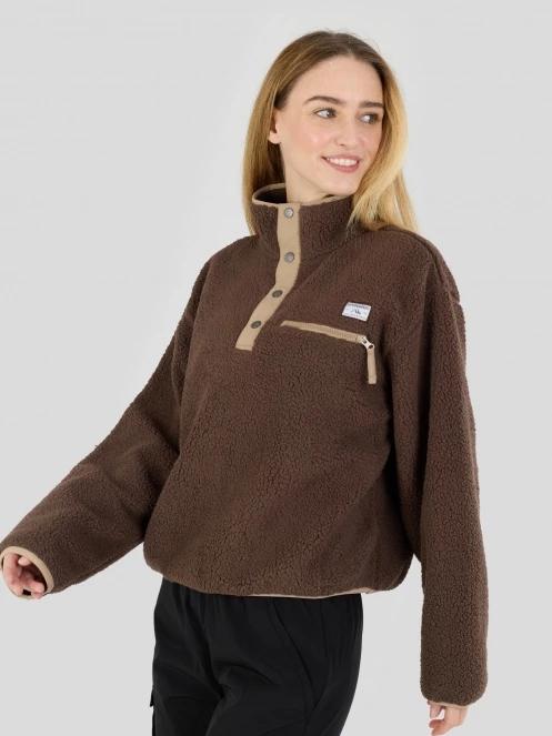 Fundango Pacha Fleece Jacket damen fleecepullover braun 5
