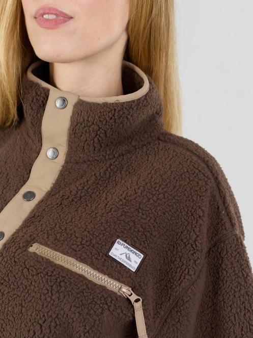 Fundango Pacha Fleece Jacket damen fleecepullover braun 7