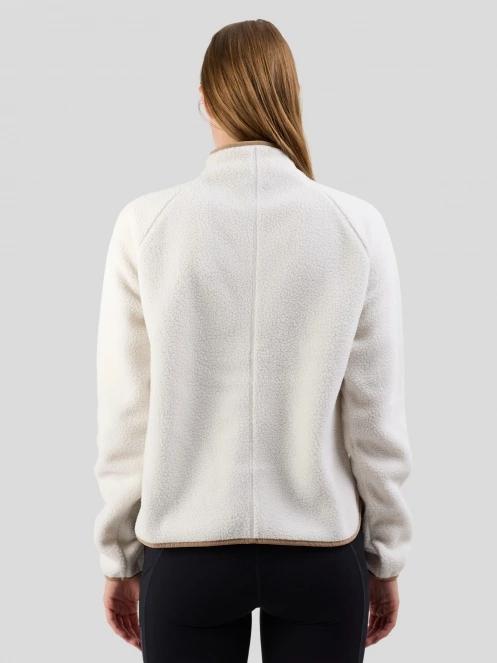 Fundango Roselake Pile Jacket damen fleecepullover weiß 3