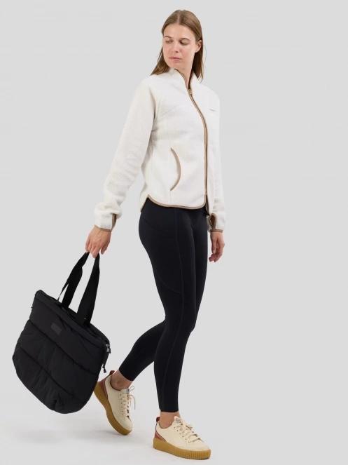 Fundango Roselake Pile Jacket damen fleecepullover weiß 4