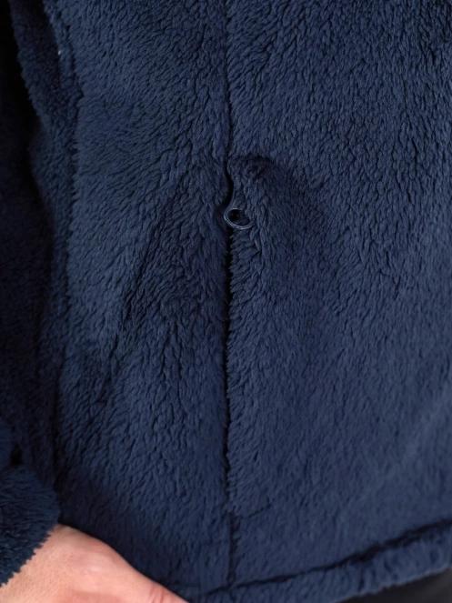 Fundango Zealand Plush Pile Jacket damen fleecepullover dunkelblau 6