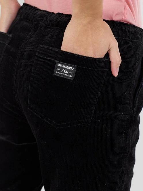 Fundango Lorna Corduroy Pants damen lange hosen Schwarz 5