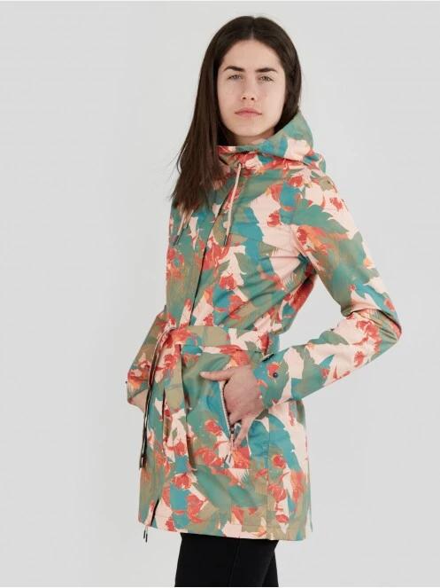 Fundango Regina Waterproof Trench Jacket damen regenmantel rosa 2