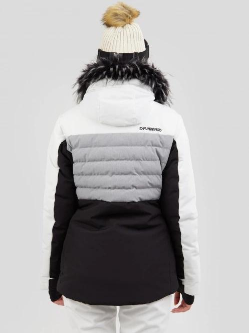 Fundango Salina Padded Jacket damen gesteppt skijacke weiß 3