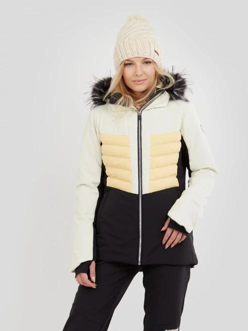 Fundango Salina Padded Jacket damen gesteppt skijacke gelb 2