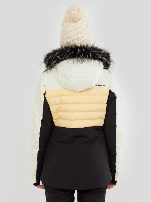 Fundango Salina Padded Jacket damen gesteppt skijacke gelb 3