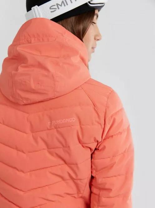 Fundango Punch Padded Jacket damen gesteppt skijacke rot 7