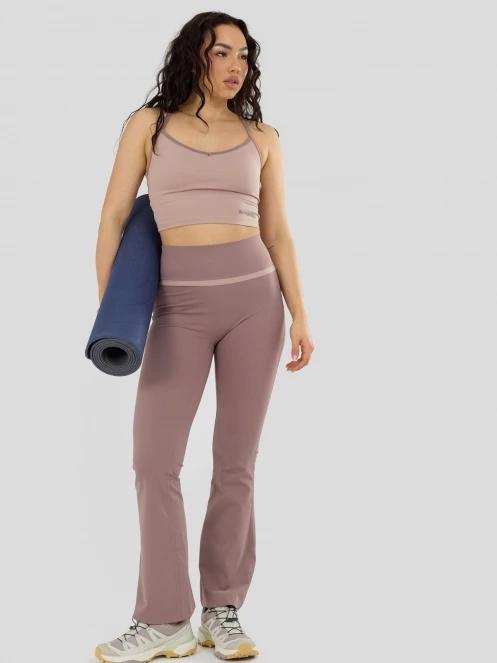 Fundango Flare Leggings damen leggings braun 2