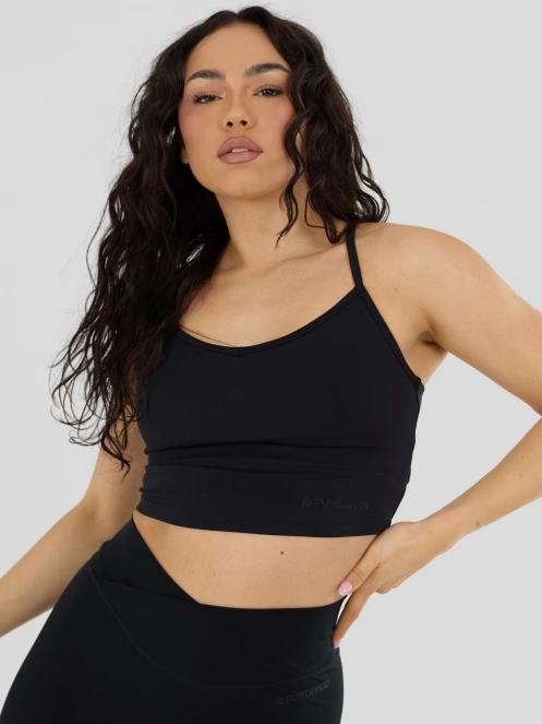 Fundango Aero Crop Top damen crop-top Schwarz 5