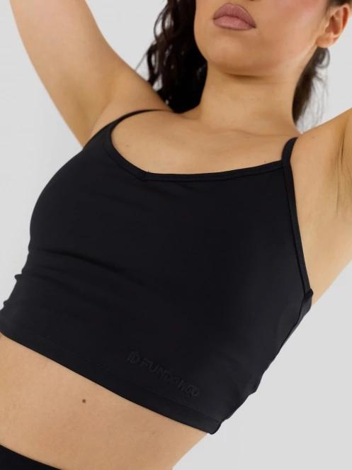 Fundango Aero Crop Top damen crop-top Schwarz 6