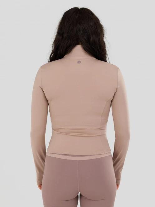 Fundango Flop Zip Up Top damen langarm sport t-shirt rosa 3