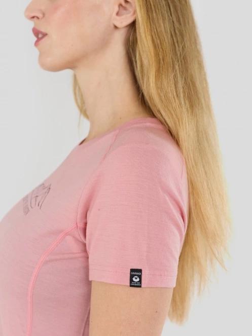Fundango Reinga Merino T-shirt damen funktionsshirt rosa 8