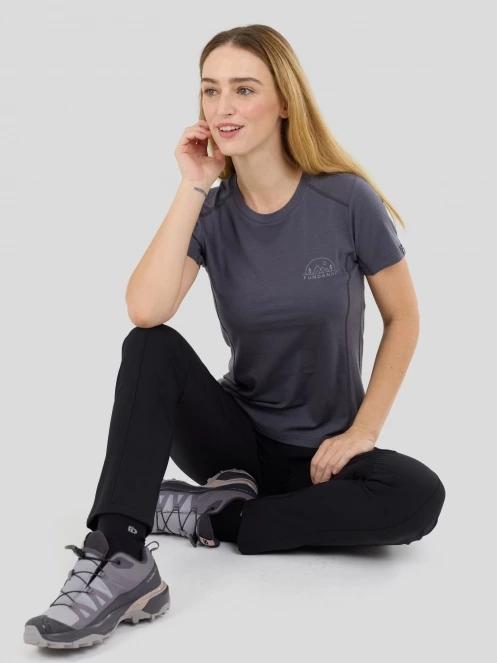 Fundango Reinga Merino T-shirt damen funktionsshirt blau 4
