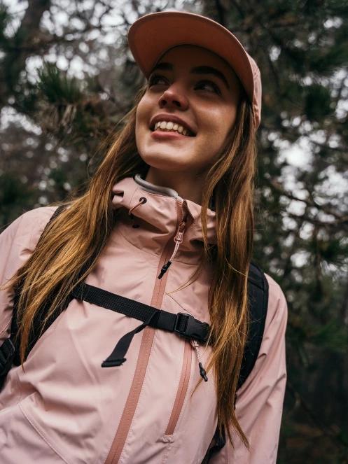 Fundango Piora Waterproof Jacket damen regenmantel rosa 11
