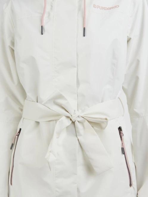 Fundango Regina Waterproof Trench Jacket damen regenmantel sand 7