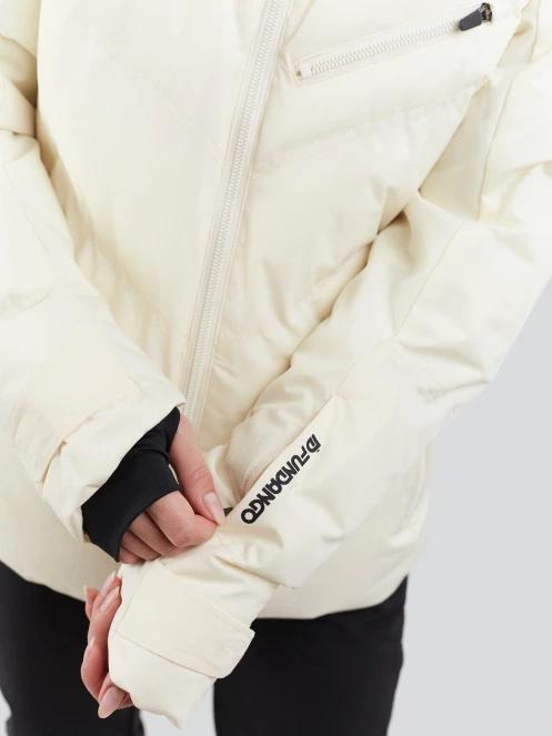 Fundango Elyra Fur Padded Jacket damen skijacke weiß 8