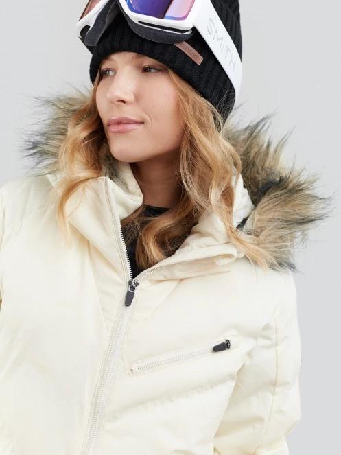 Fundango Elyra Fur Padded Jacket damen skijacke weiß 9