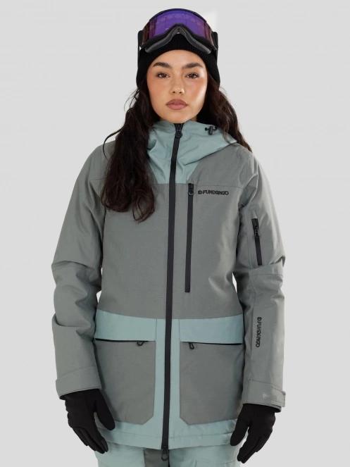 Fundango Poplar ECO Jacket damen skijacke grün 2